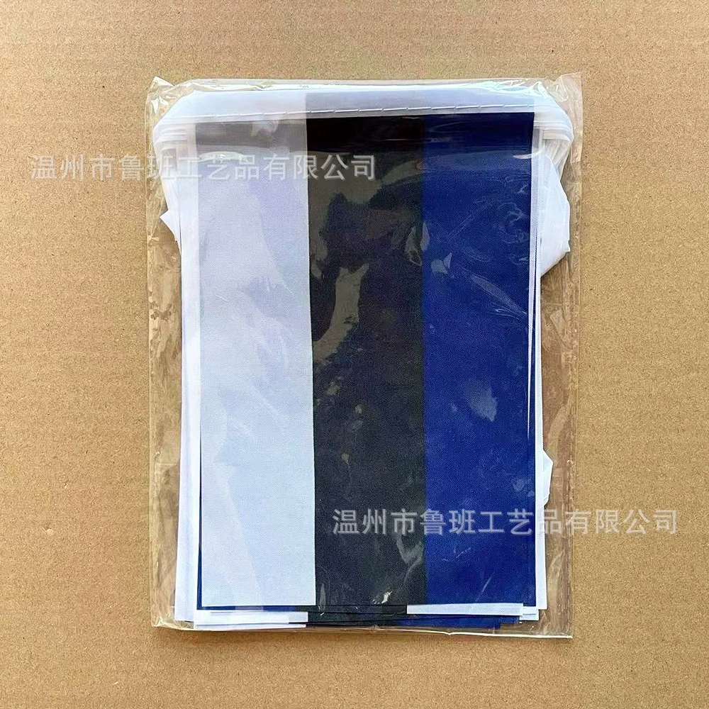 SKY FLAG Estonia banderines banderas 14x21 cm 20 unids/lote banderas de cuerda de Estonia banderín Banner Festival fiesta vacaciones para decoración - imagen 2