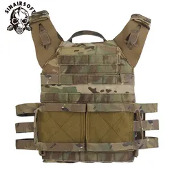 Chaleco táctico JPC 2,0, soporte de placa de puente con sistema Molle para chalecos protectores de caza, accesorio portador de placa