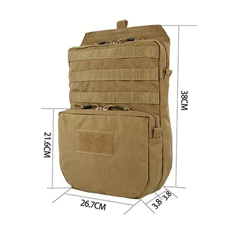Bolsa Molle táctica de 3L, mochila de hidratación impermeable, bolsa de agua para exteriores para juego CS, chaleco militar, accesorios, bolsas de caza - imagen 4