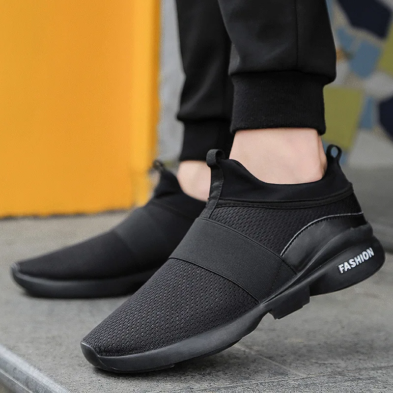 Zapatillas deportivas slip-on malla ligera transpirable para hombre - imagen 4