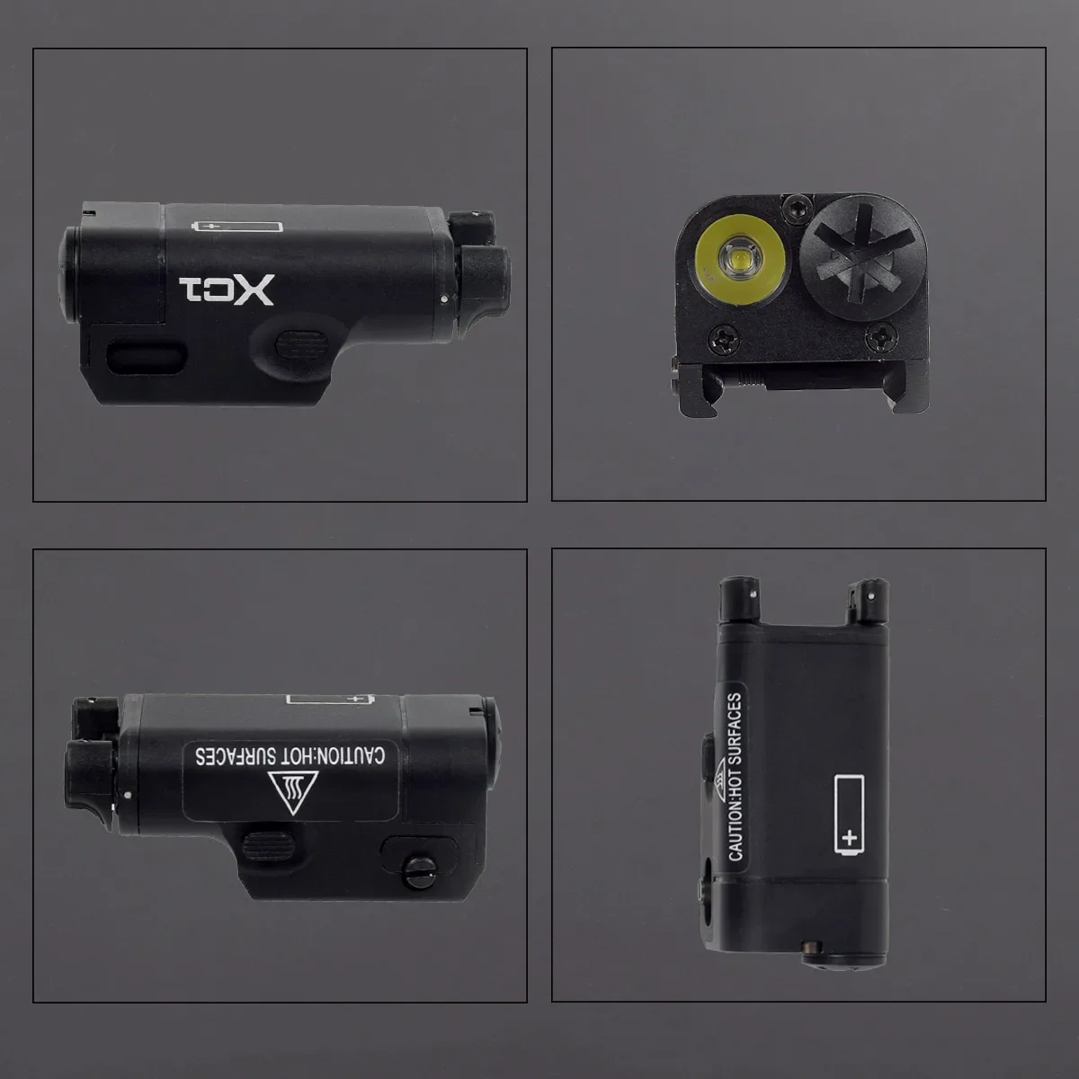 Pistola táctica Surefire XC1 XC2, luz de explorador, arma, linterna con la-ser roja para riel Picatinny GLOCK 17 19 20mm - imagen 5