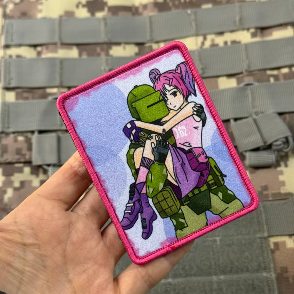 Parche táctico con gancho y bucle Rescate de batalla para mochila - imagen 2