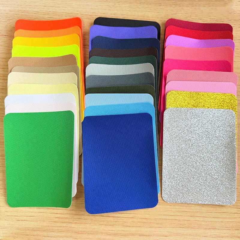 Prajna, 2 uds., parches de tela para planchar, 12,5x9,5 cm, parche de reparación de costura, parche de pegamento fuerte para planchar para ropa, decoración de reparación de vaqueros DIY - imagen 3