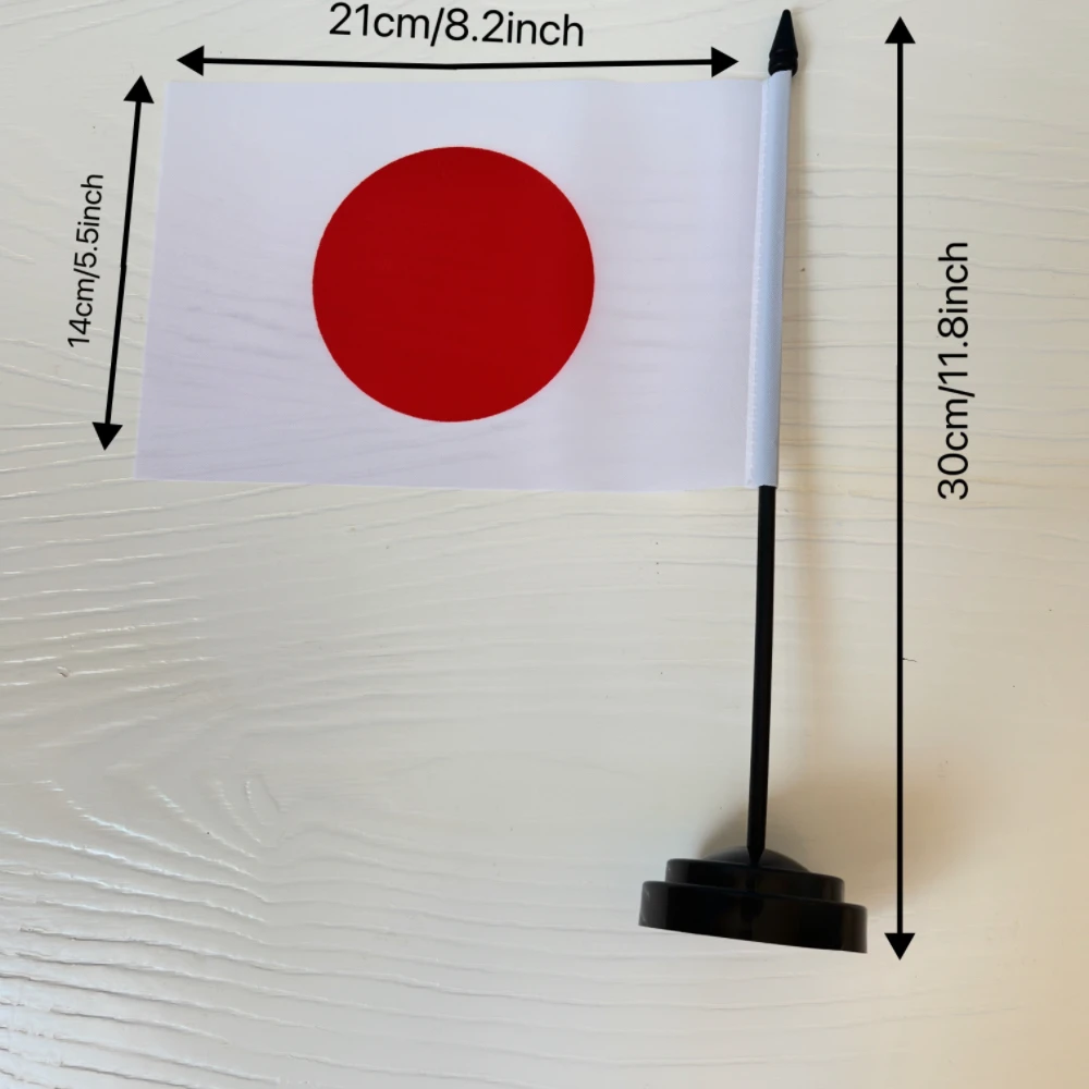 Bandera de escritorio de oficina de 14x21cm, pancarta de poliéster de marca japonesa, pancarta nacional de Gran Bretaña - imagen 4