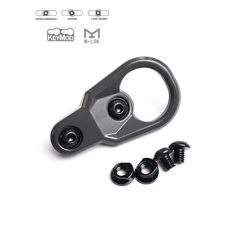 Adaptador de montaje de eslinga Paraclip, eslingas con Clip, para RSA GBB KEYMOD MLOK MS2 MS3, eslinga giratoria, caza y táctica, accesorios para pistola de juguete - imagen 5
