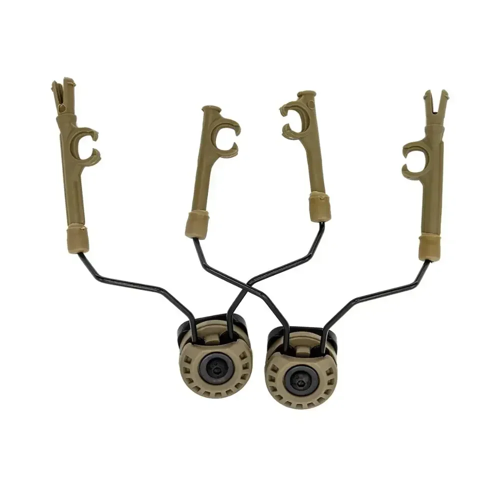 Casco táctico de arco con riel de OPS-CORE, soporte para auriculares para Electroni COMTA, auriculares tácticos con reducción de ruido, auriculares para caza y tiro - imagen 4