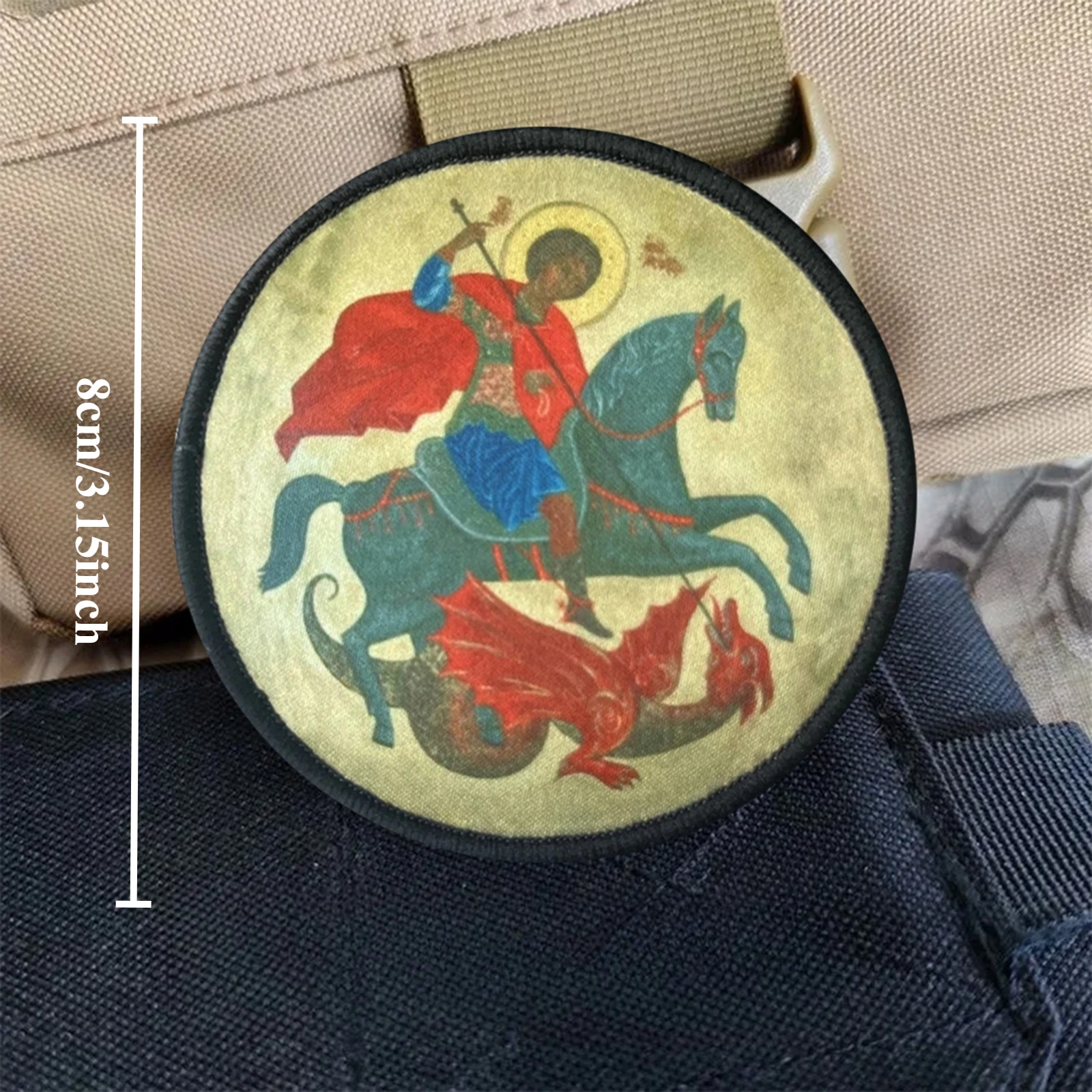 Parche táctico victorioso de George, parches divertidos de gancho y bucle para ropa, insignia de moral, brazalete del ejército militar, pegatinas para mochila - imagen 3