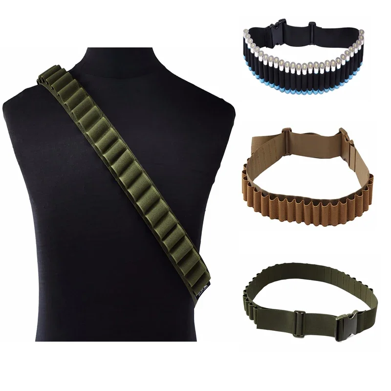 Cinturón táctico porta municiones de cartuchos para combate airsoft - imagen 5