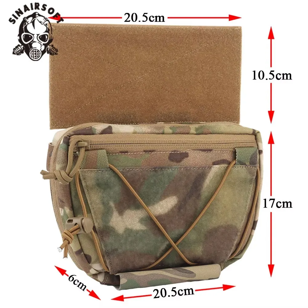 Bolsa táctica Raid Drop V2, riñonera con tubo de despliegue rápido, Panel de bucle MOLLE extraíble, chaleco de caza, equipo de supervivencia, bolsa EDC - imagen 3