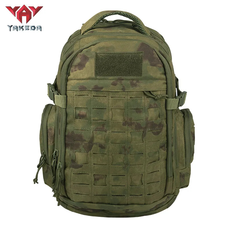 YAKEDA-mochila táctica de camuflaje para hombre y mujer, bolsa deportiva para exteriores, gran capacidad, suministros de viaje, bolsa de montañismo, campamento - imagen 5