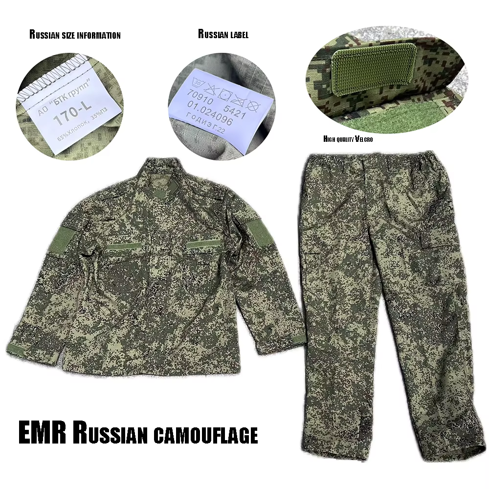 Traje de combate EMR camuflaje ruso – Uniforme jungla VKBO táctico