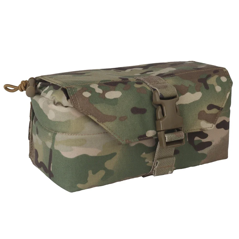 Bolsa de almacenamiento para gafas de visión nocturna GPNVG-18, almohadilla de esponja para gafas tácticas NVG, bolsa protectora MOLLE absorbente de golpes - imagen 2