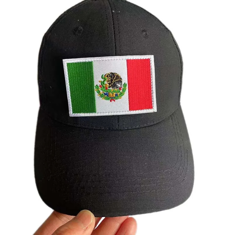 Bandera nacional de México, parches bordados con apliques de tela con insignia de águila, pegatinas de emblemas tácticos militares para mochila con brazalete - imagen 4