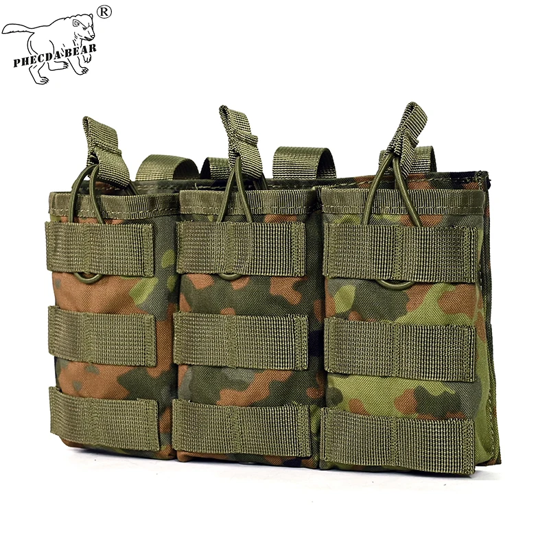 Nylon antisalpicaduras 7.62 5.56 Triple bolso Sagazine alemán - imagen 3