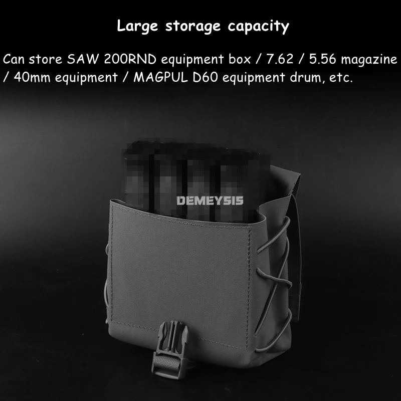 Tactische 5.56 7.62 40MM Tijdschrift Zakjes Outdoor Airsoft Schieten MOLLE Mag Zakjes CS Jacht Wandelen Sport Taille Gereedschap Tas - imagen 5