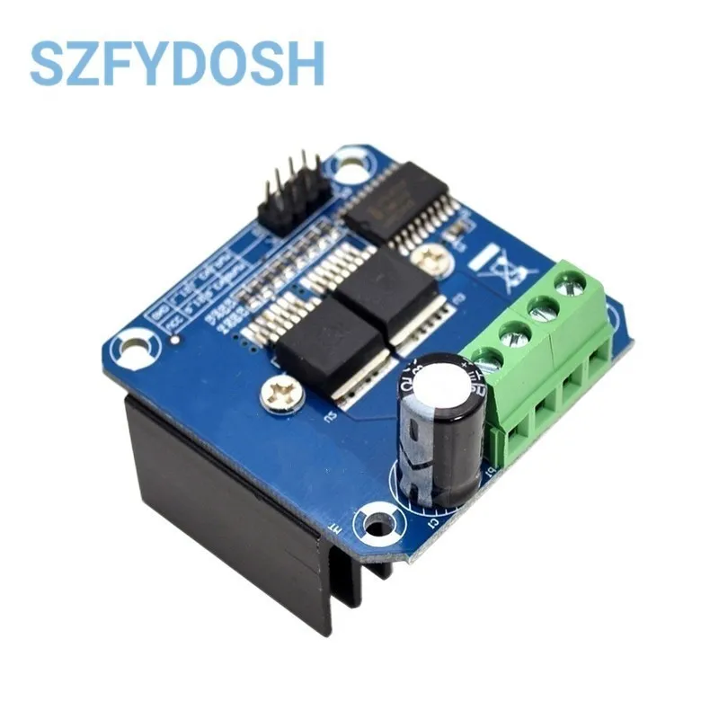 BTS7960 43A H-bridge Módulo de controlador de motor de alta potencia Refrigeración semiconductora de motor de automóvil inteligente de alta potencia - imagen 3