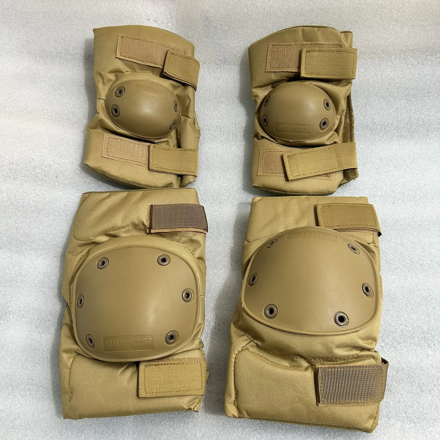 Juego de rodilleras y coderas tácticas: equipo a prueba de golpes de 4 piezas para entrenamiento de motociclismo y combate