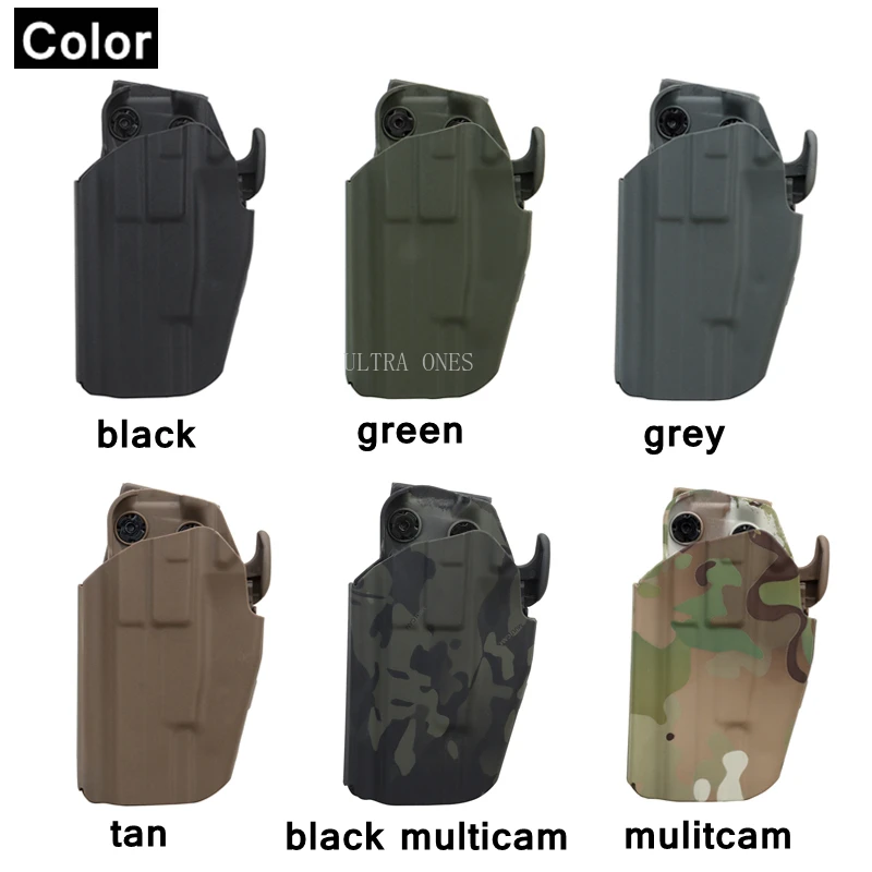 Funda de pistola táctica de mano izquierda y derecha para Glock 17, 20, 21, 22, 37, Taurus PT24 H & K, Funda Universal para pistola de tiro de caza Airsoft - imagen 2