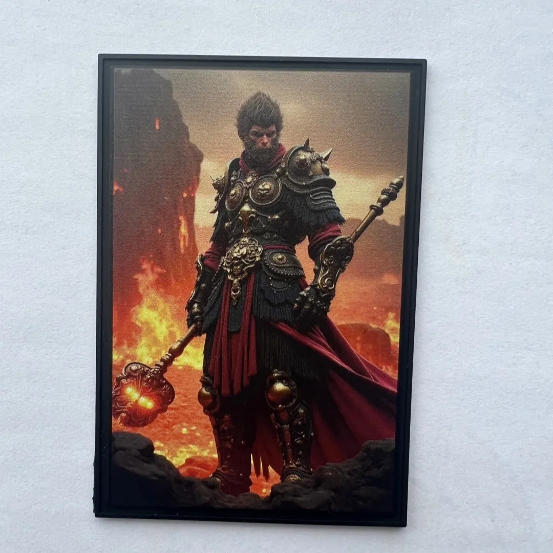 Mito Negro: parches tácticos WuKong, juego de PVC impreso, insignia de moral del Rey Mono Sun Wukong, brazalete militar, pegatinas de gancho y bucle - imagen 3