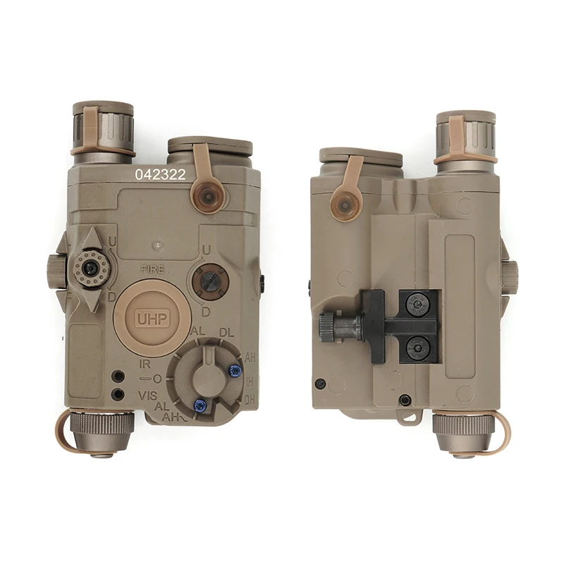 Luz táctica láser AN/PEQ-15 + linterna LED blanca + visión nocturna IR para arma, Riel de 20mm para Rifle de caza, Airsoft, PEQ - imagen 4