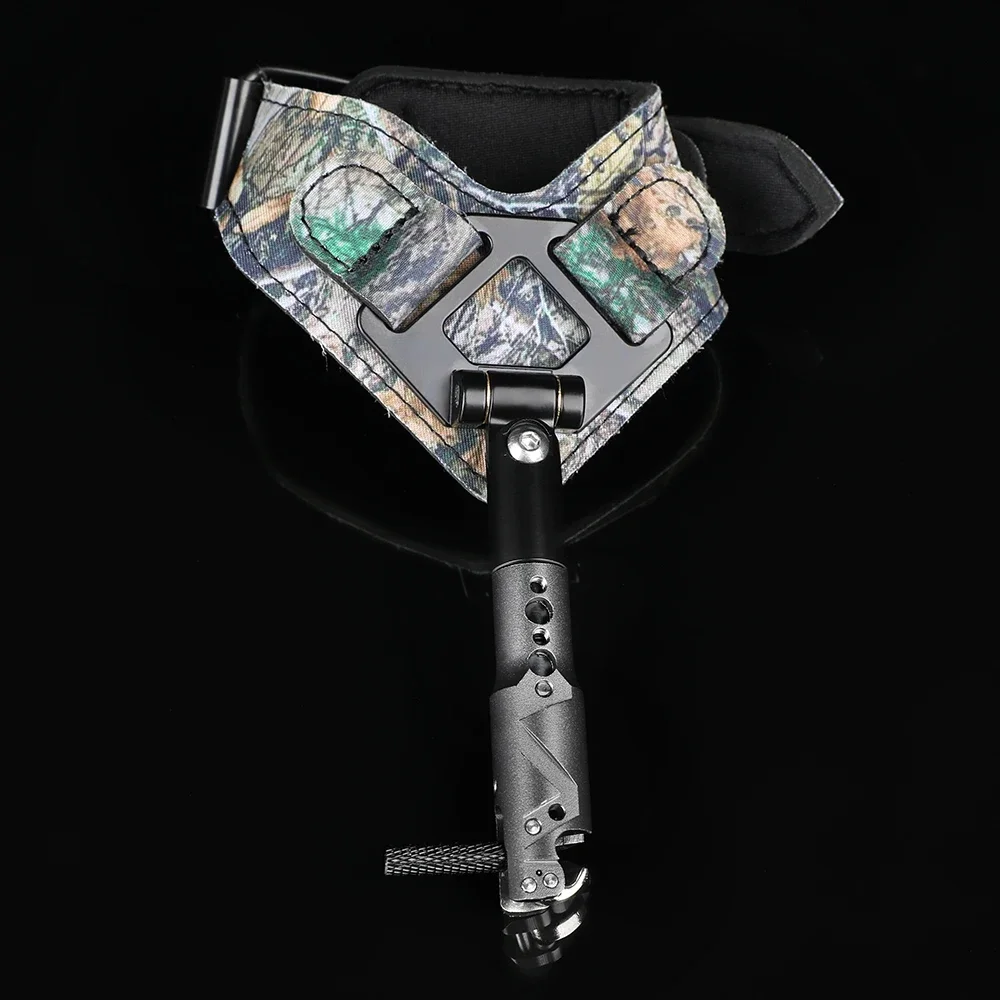 Pinza de arco compuesta de Tiro con Arco ajustable, Ayuda de liberación, muñequera de caza profesional, disparador de pulgar para accesorios de tiro con arco - imagen 5