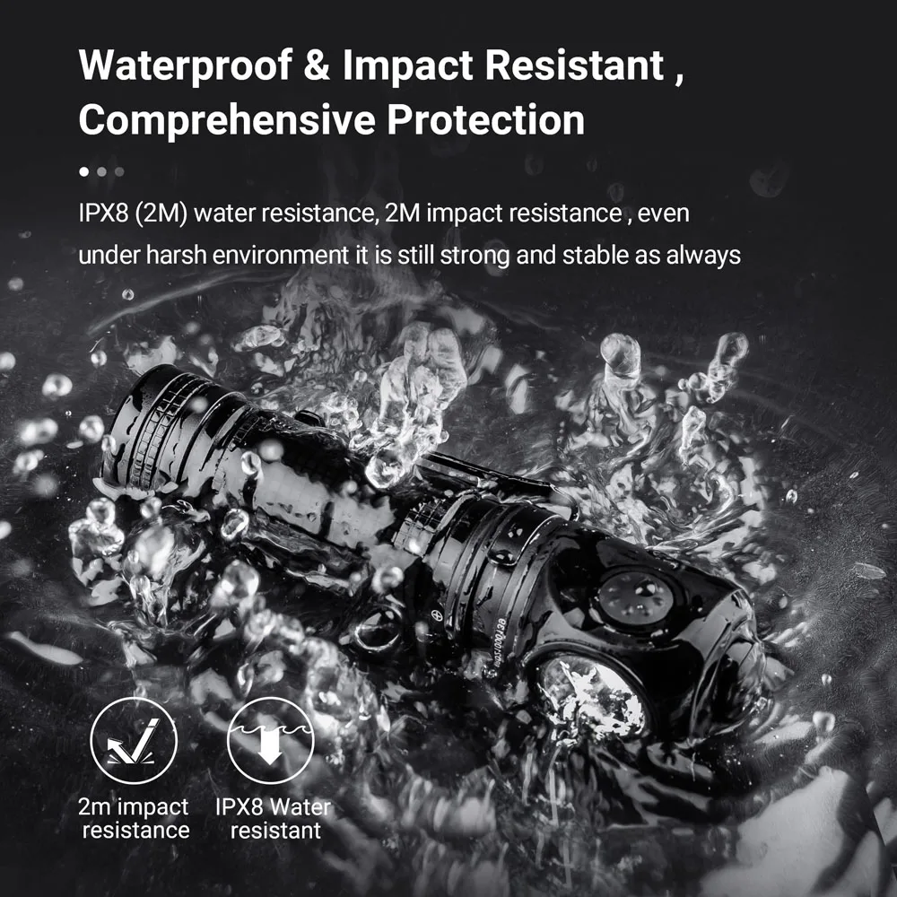 Nextorch P10 Mini linterna táctica luz de esquina multifunción señal de flash roja y azul luz ángulo derecha linterna led industrial edc - imagen 5