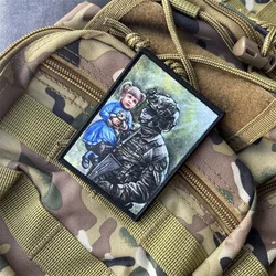 Parche táctico militar con velcro para mochila y ropa