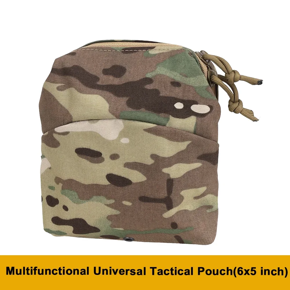 Bolsa táctica Universal multifuncional, bolsa para artículos diversos con cremallera Gp, con cordón retráctil, bolsa para cinturón Molle, accesorio NVG - imagen 3