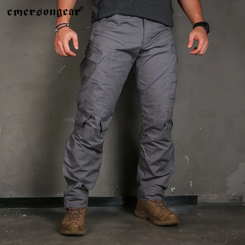 Emersongear-Conjunto de uniforme de combate E4, camisa de camuflaje para hombre, pantalones, Tops tácticos, pantalones Cargo, traje de entrenamiento de caza y acampada WG - imagen 3