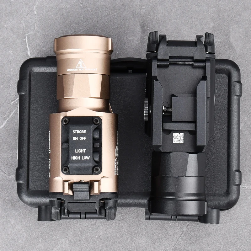 WADSN Tactic Airsoft Surefie XH35 X300 800lm linterna LED estroboscópica de potencia Ultra alta 20mm Rail arma Luz de caza - imagen 4