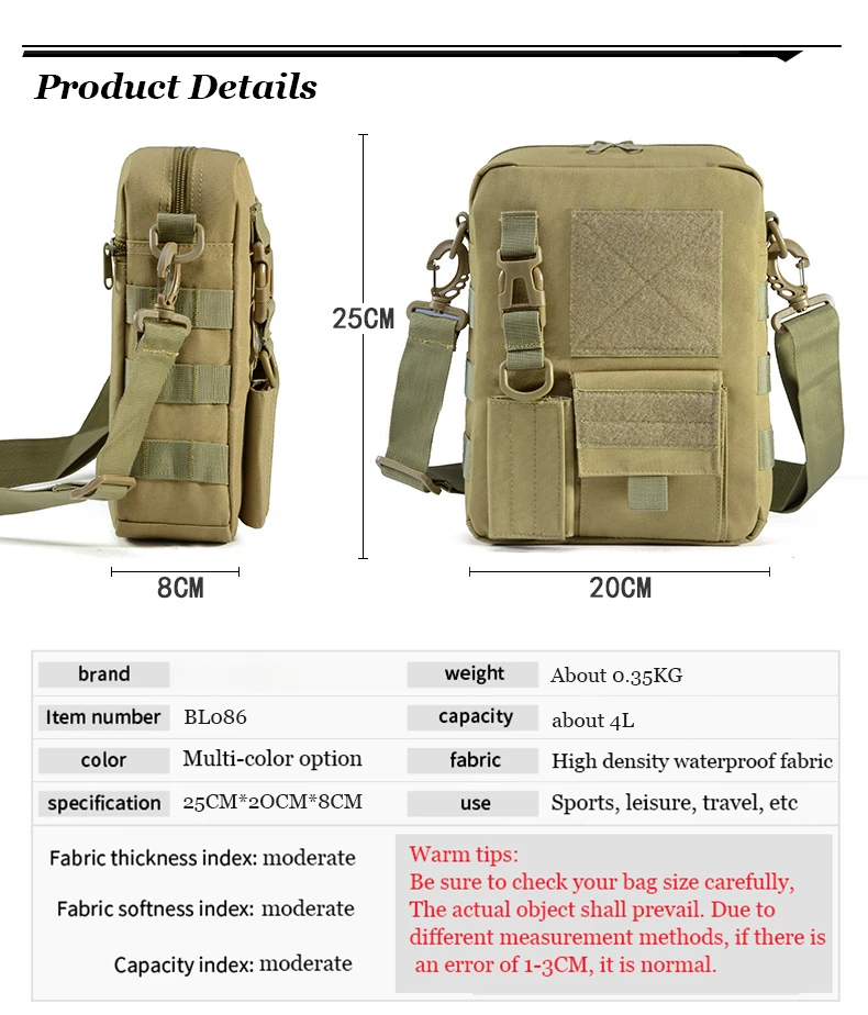 Bolsa en uso con correa ajustable