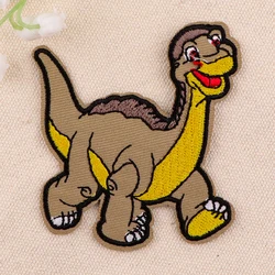 Parche bordado dinosaurio – Aplique táctico resistente para planchar