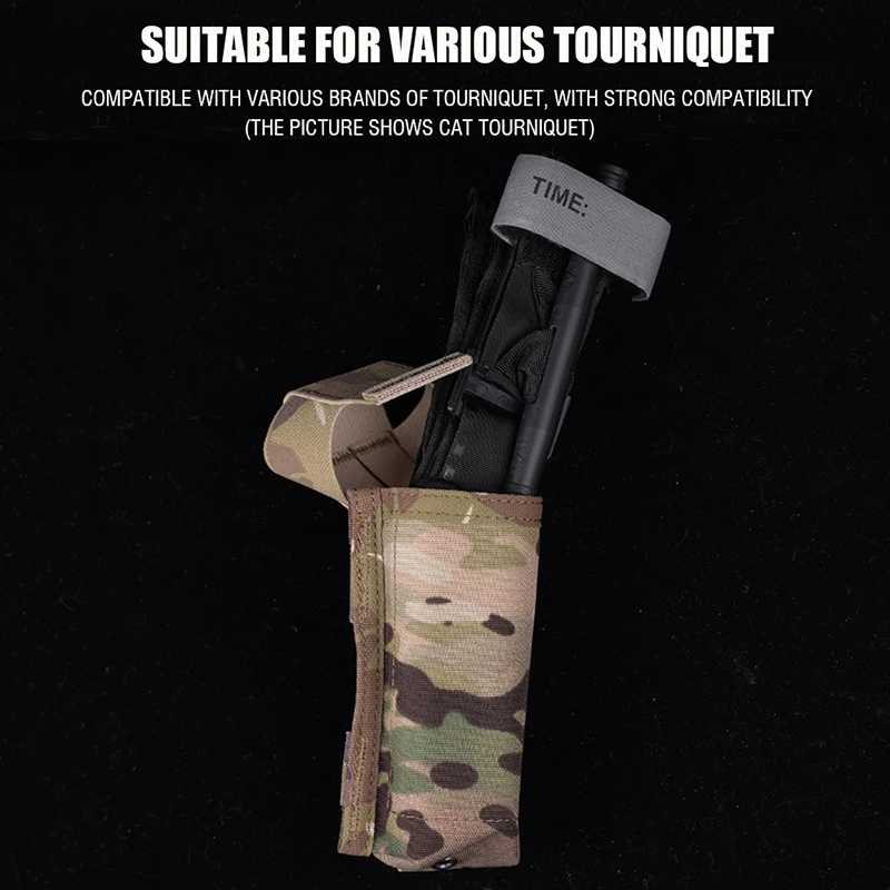 Botiquín de primeros auxilios táctico Universal para torniquete de gato, bolsa médica de emergencia de seguridad MOLLE para supervivencia y caza al aire libre - imagen 5