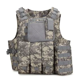 Chaleco táctico MOLLE Oxford 600D - Airsoft y caza