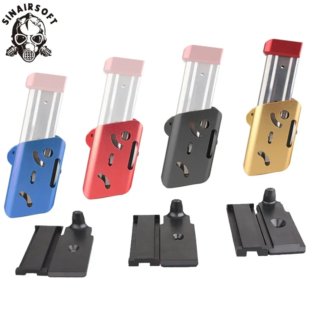 SINAIRSOFT CNC IPSC USPSA-funda táctica de aluminio para competición de revistas, bolsa Mag multiángulo para accesorios de tiro con pistola - imagen 3