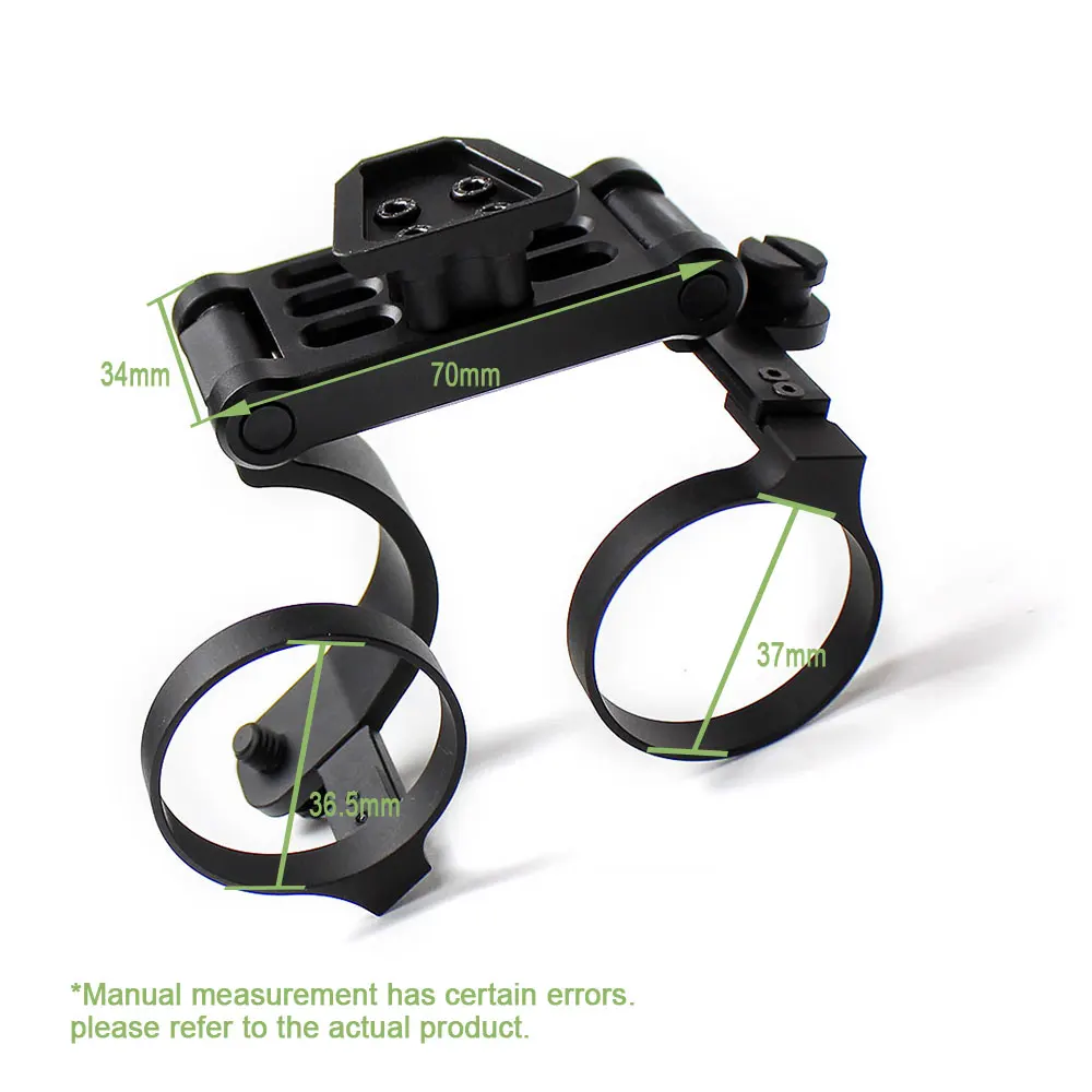 Soporte Binocular de instalación de casco SOTAC Night Vision SM-7 para montaje PVS14, accesorios adaptadores de puente de Metal - imagen 2