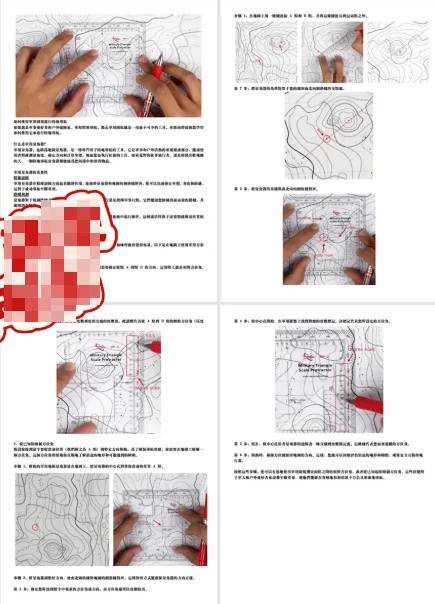Buscador de ángulos táctico con escala de coordenadas militares - imagen 5