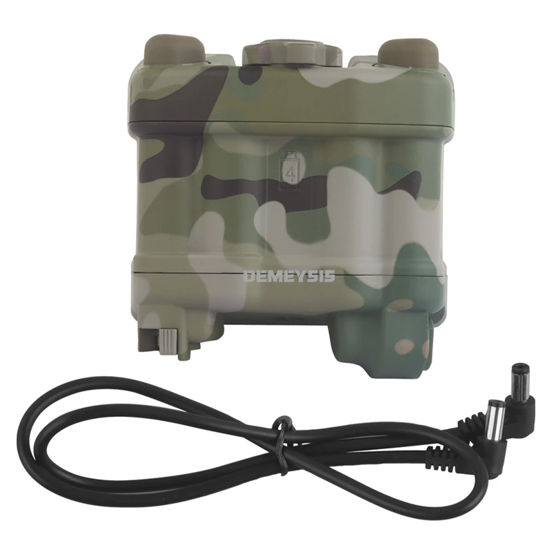 Caja de batería táctica NVG AN/PVS-31, sin función, modelo simulado, caza, tiro, casco Airsoft, accesorios decorativos - imagen 2