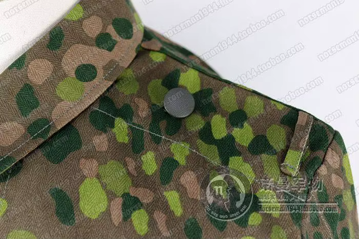 Dot44 uniforme camuflaje guisante algodón lino abrigo pantalones - imagen 4