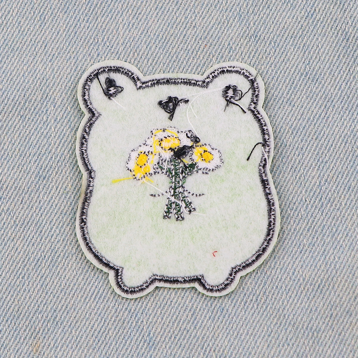 Parches bordados de rana Linda para ropa, parches termoadhesivos para ropa, pegatinas de animales para planchar, apliques Diy - imagen 5