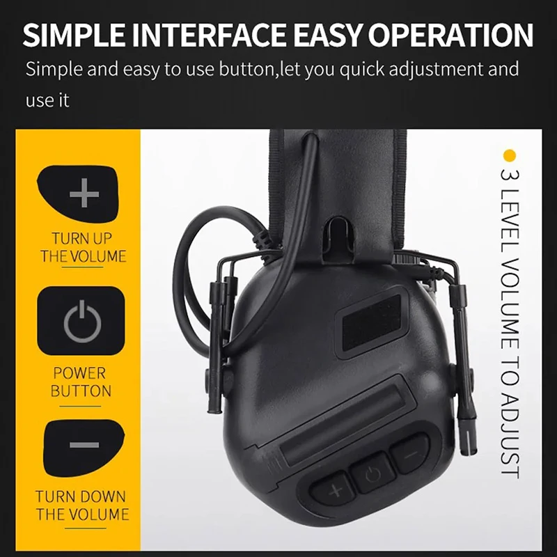 IPSC-auriculares tácticos con cancelación de ruido de 5. a generación, uso militar para Paintball, Airsoft, reducción de tiro - imagen 4