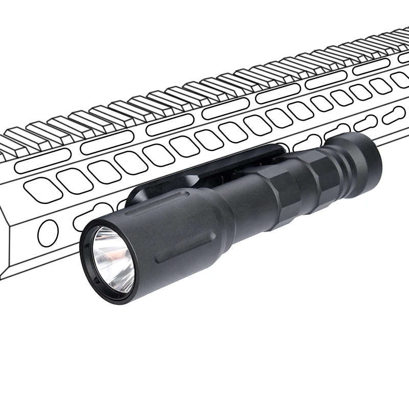 WADSN-linterna de PLH-V2 LED Plhv2, foco de Metal blanco, montaje de 1300 lúmenes, Base de luz de explorador de caza al aire libre, compatible con Mlok Keymod - imagen 5