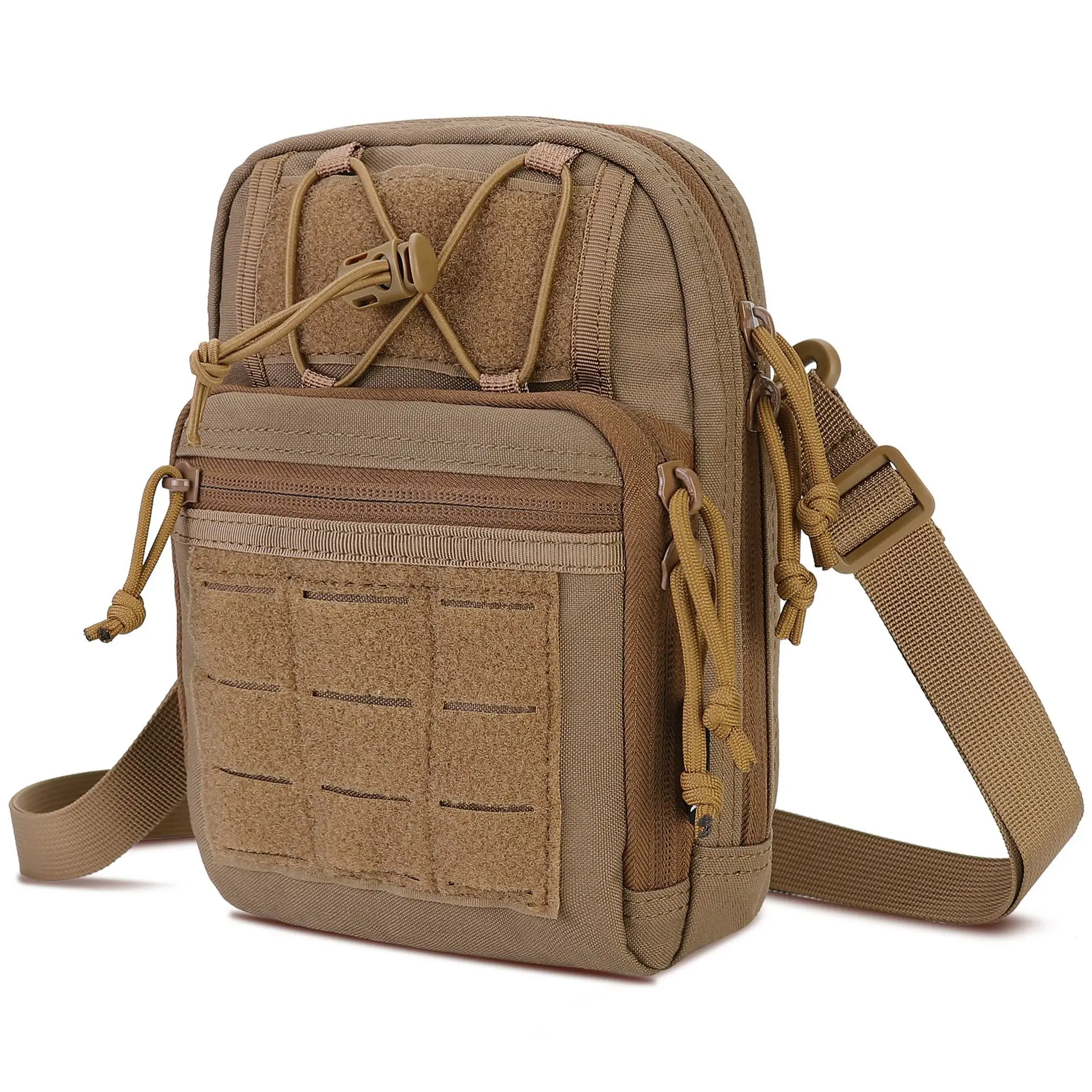 Bolsa táctica de cintura para escalada, Molle, para exteriores, senderismo, caza, pesca, bolsos de hombro, paquete de comando de viaje deportivo multifuncional