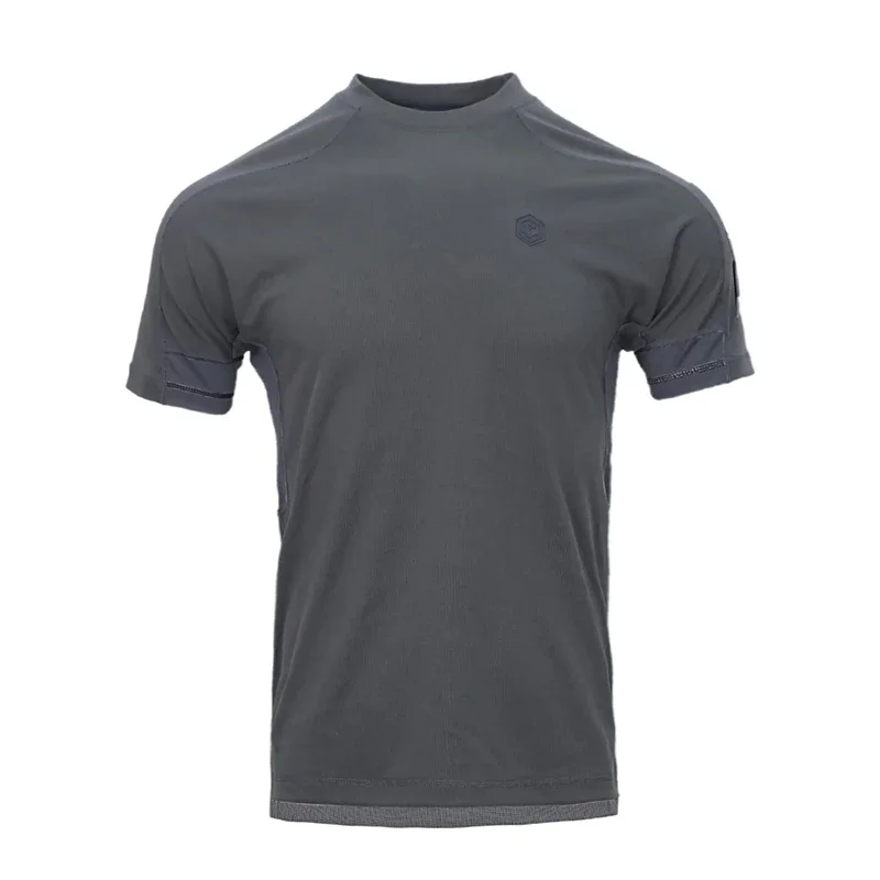 Emersongear-Camiseta de manga corta funcional con etiqueta azul, Mandrill táctico, Tops para acampar, senderismo, caza, viajero al aire libre - imagen 3