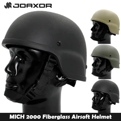 Casco Mich2000 táctico de fibra de vidrio