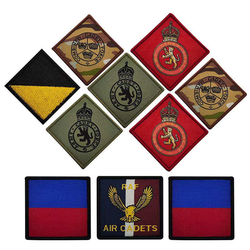 Parche táctico bordado bandera británica con gancho y bucle