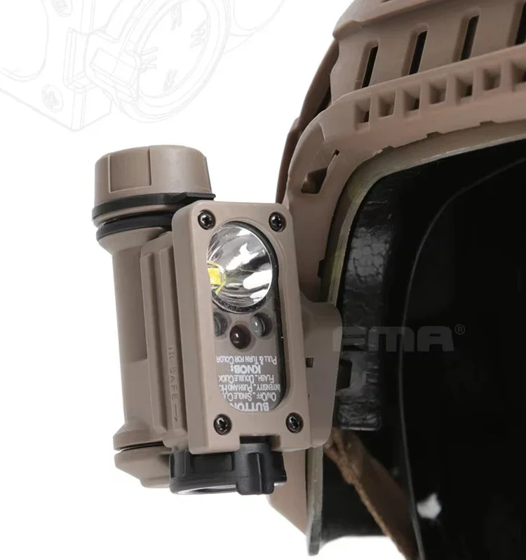 Cascabel compacto II, fabricante de Luz manos libres, accesorios para casco, venta al por mayor - imagen 3