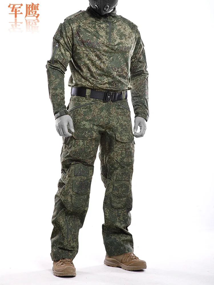 Conjunto de traje de rana con armadura táctica para caza, Airsoft SSO, MC EMR FG, ropa de camuflaje de carey, conjunto de entrenamiento - imagen 5