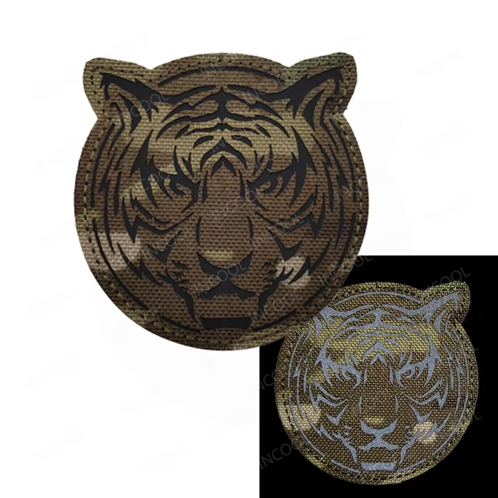 Parche reflectante IR lobo PVC 3D Odin vikingo – táctico - imagen 4