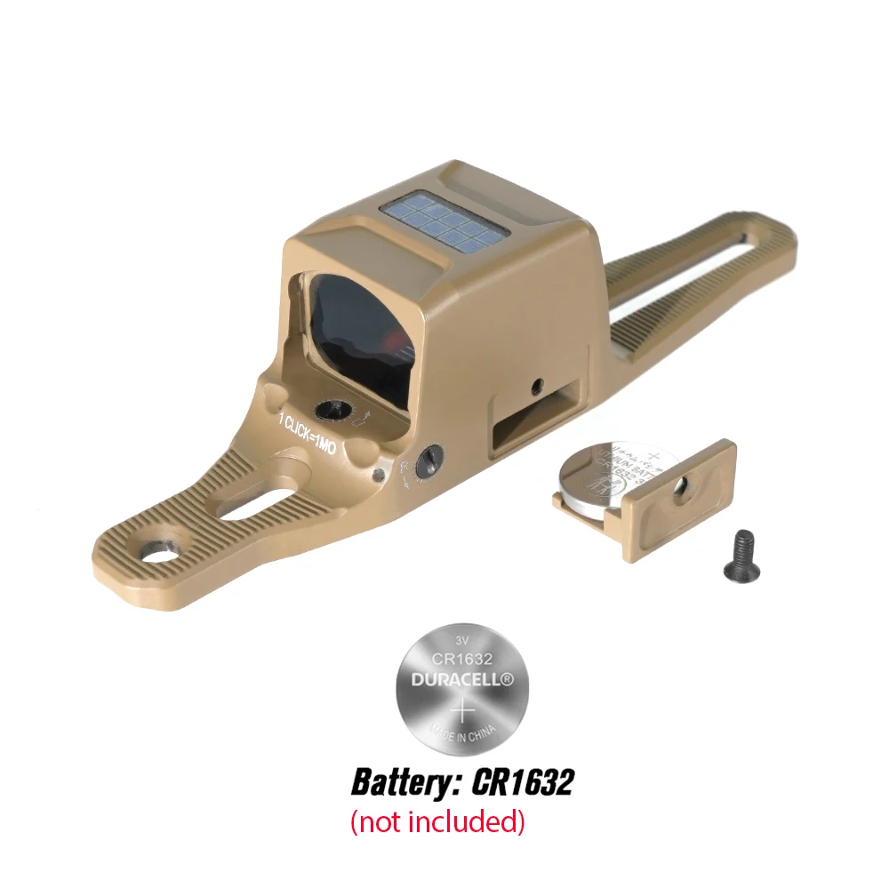 SPECOPTICS HunterX Reflex Sight Solar Multi Retícula Shotgun Red Dot Sight 11 Niveles Lleno de nitrógeno Resistente a los golpes Calibre 12/20 - imagen 5